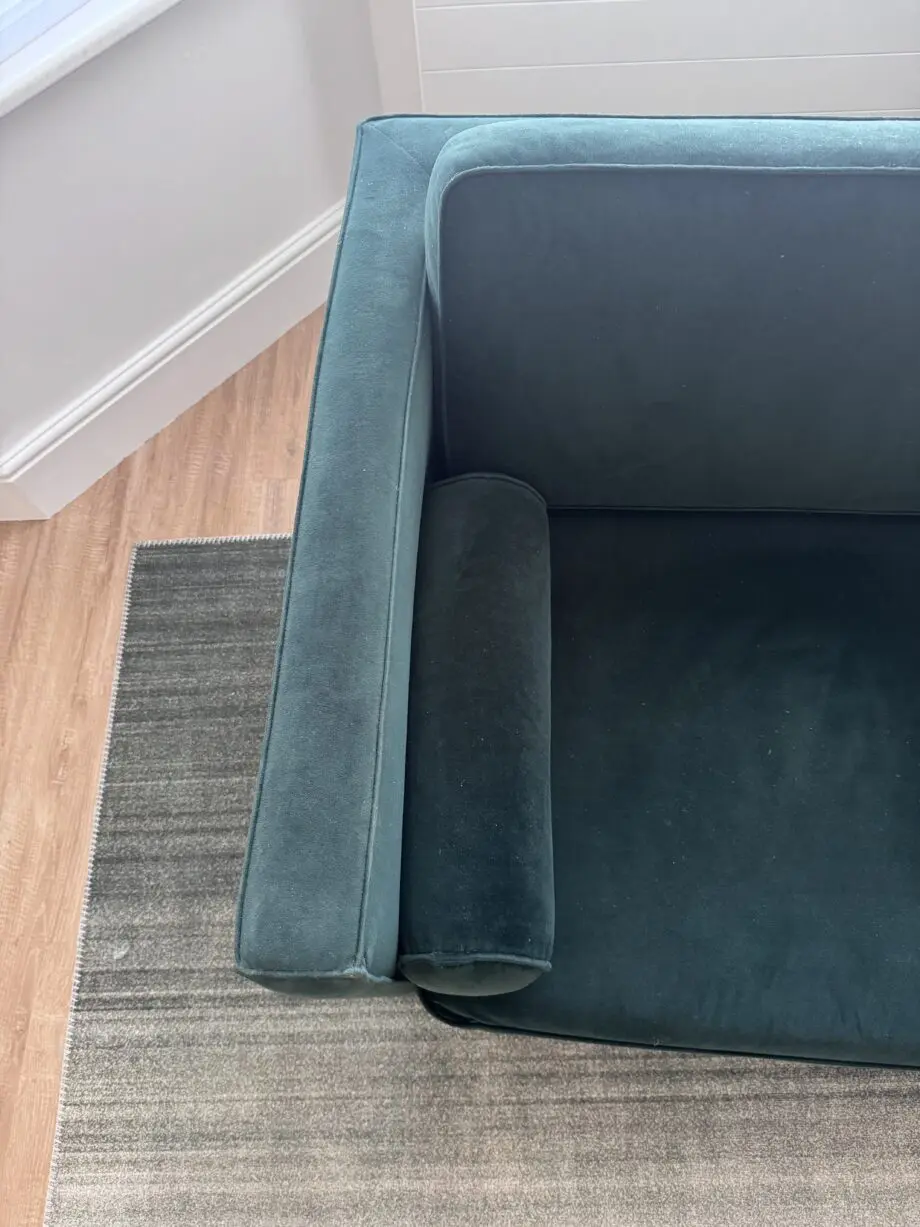 Green 3 seater sofa couch