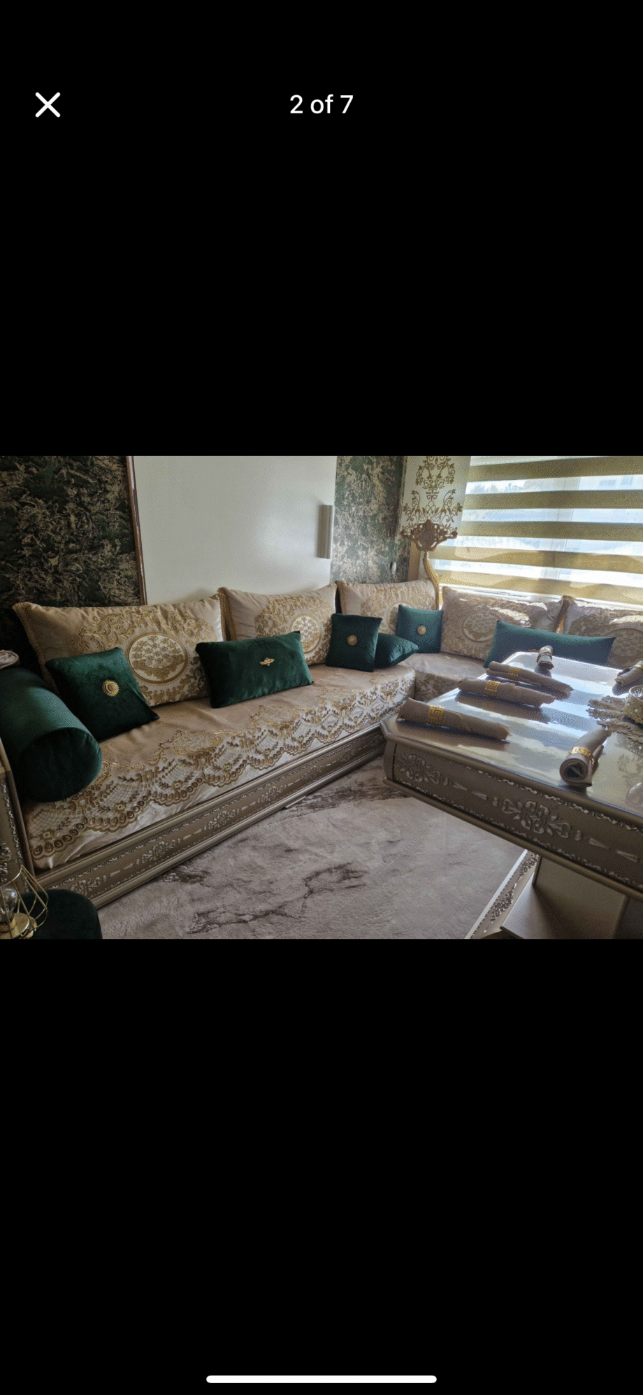 Traditional Moroccan sofa