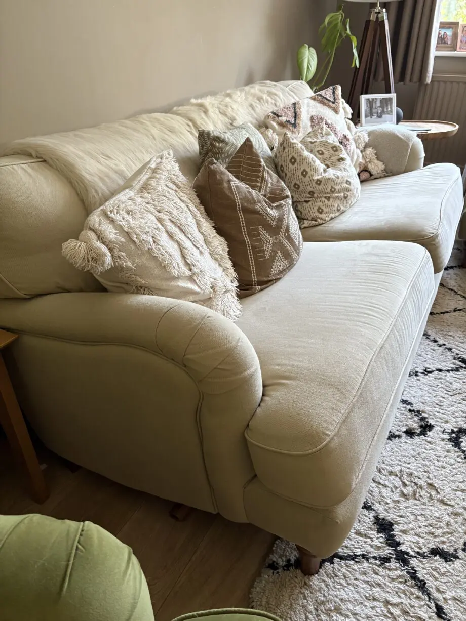 Sofa sofa cream Florence two piece sofa set