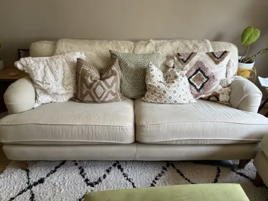 Sofa sofa cream Florence two piece sofa set
