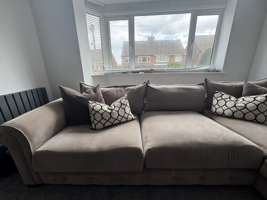 Furniture Village Sumptious Corner Sofa Beige/Brown
