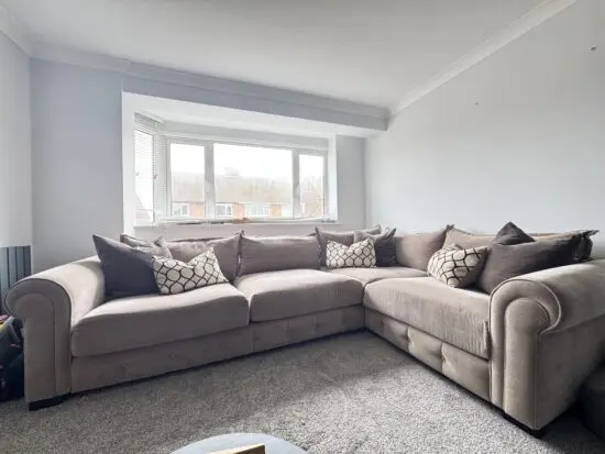 Furniture Village Sumptious Corner Sofa Beige/Brown