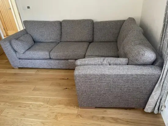 Marks & Spencer grey corner sofa 4 seater