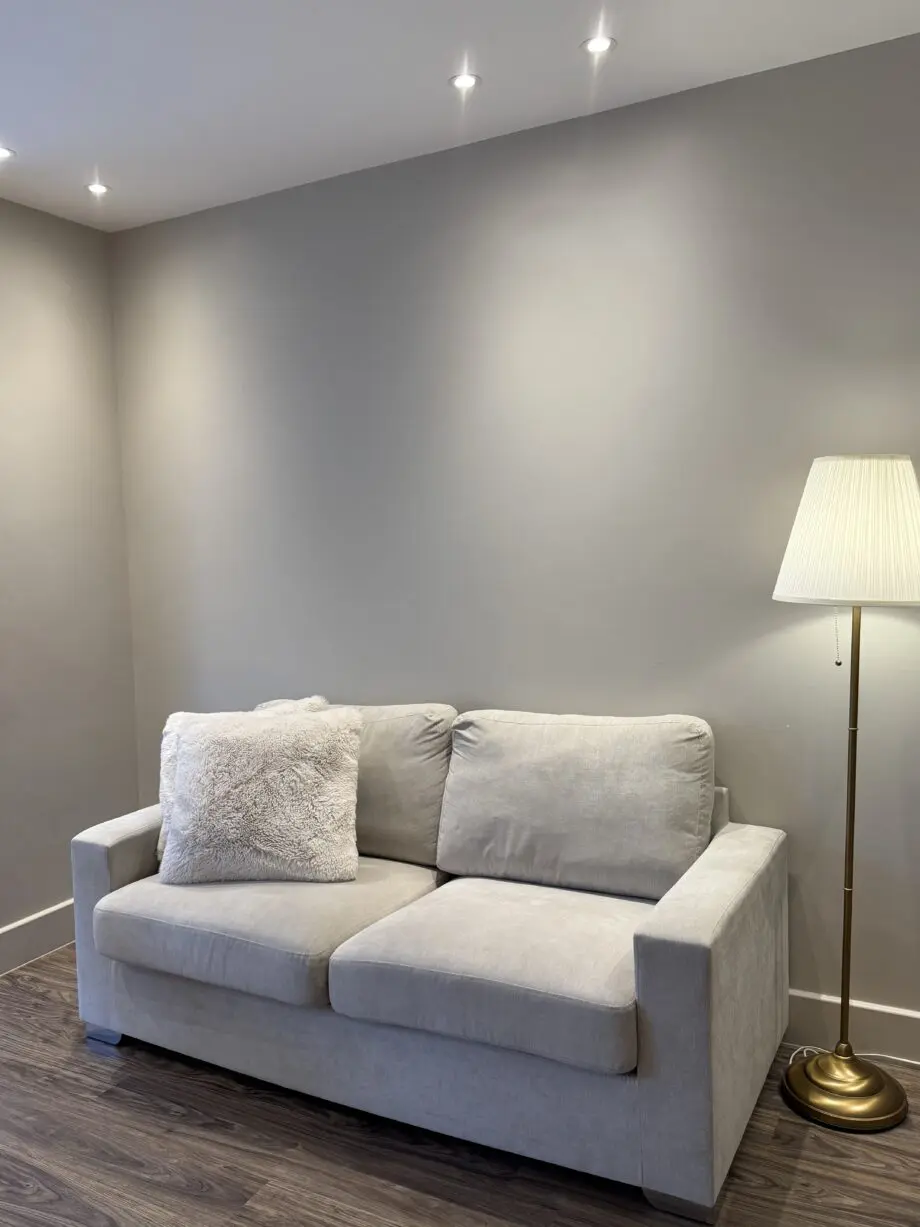 eBay beige two seater couch