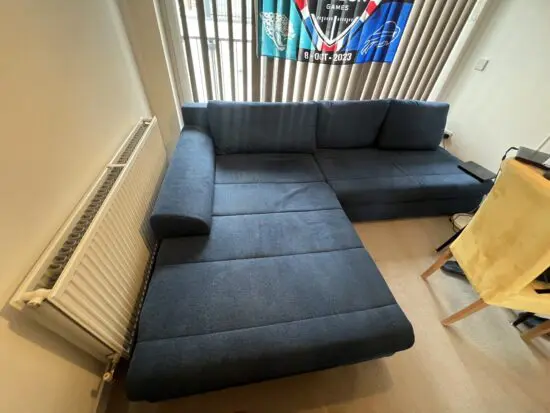 Blue Corner Sofa