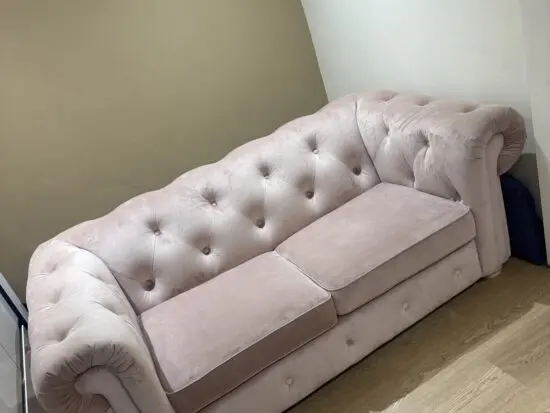 DFS Belair Velvet 2 Seater Sofa Bed