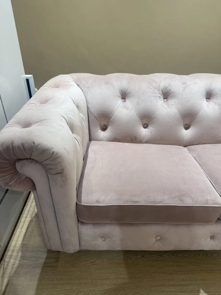 DFS Belair Velvet 2 Seater Sofa Bed