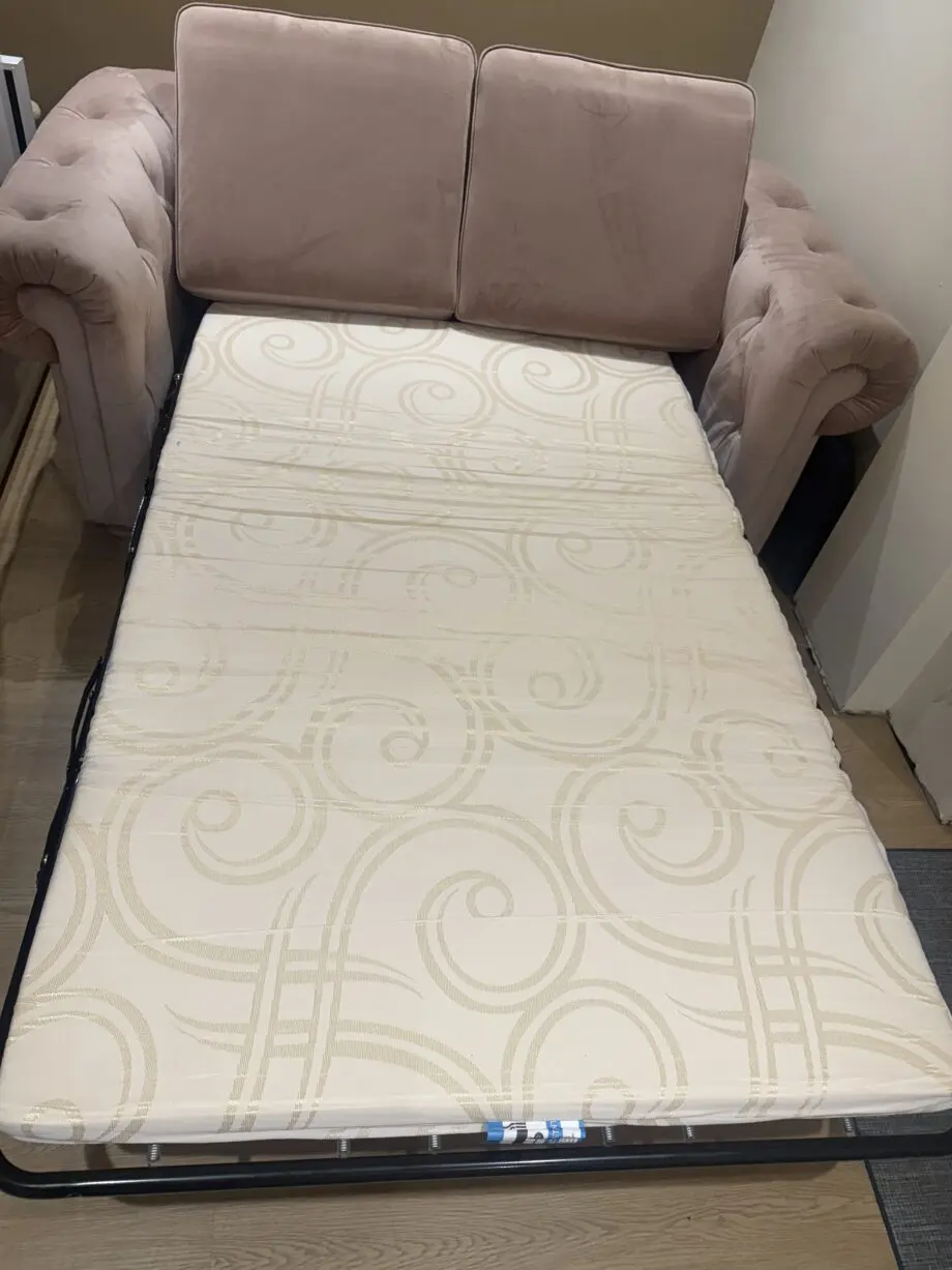DFS Belair Velvet 2 Seater Sofa Bed