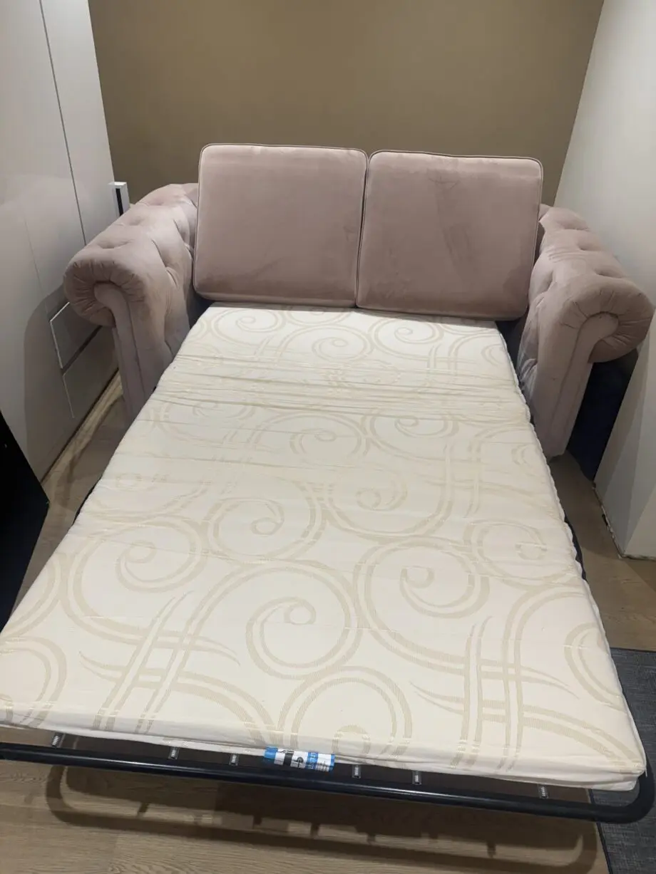 DFS Belair Velvet 2 Seater Sofa Bed