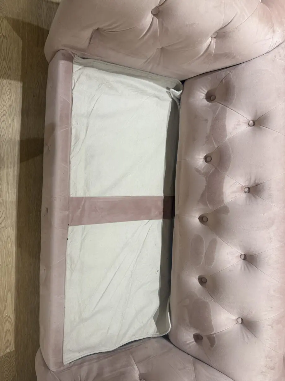 DFS Belair Velvet 2 Seater Sofa Bed