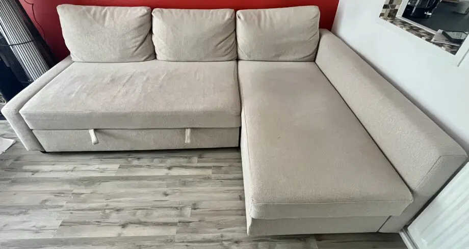 IKEA Friheten corner sofa bed with storage