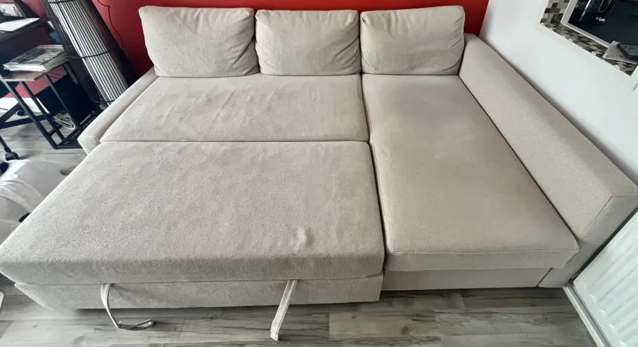 IKEA Friheten corner sofa bed with storage