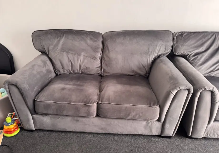 2 Double Charcoal Sofas