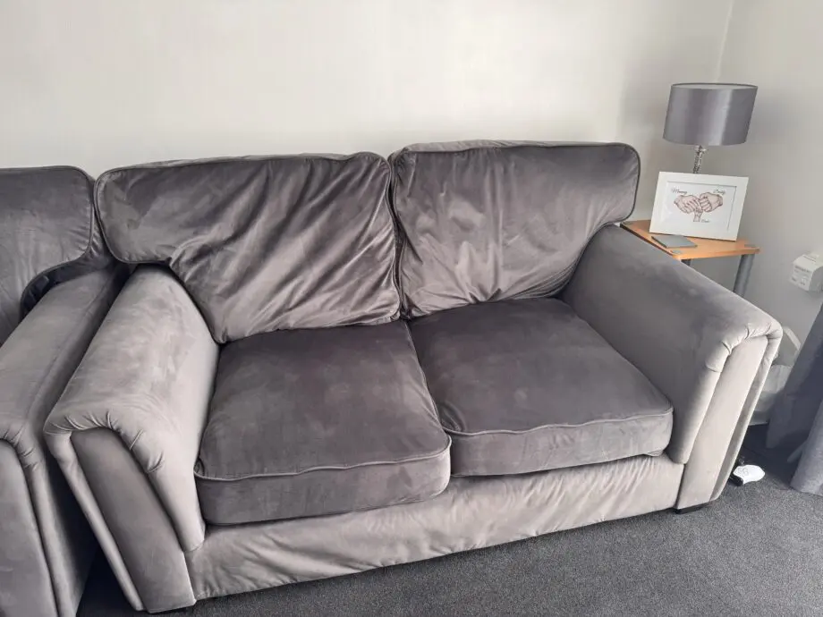 2 Double Charcoal Sofas