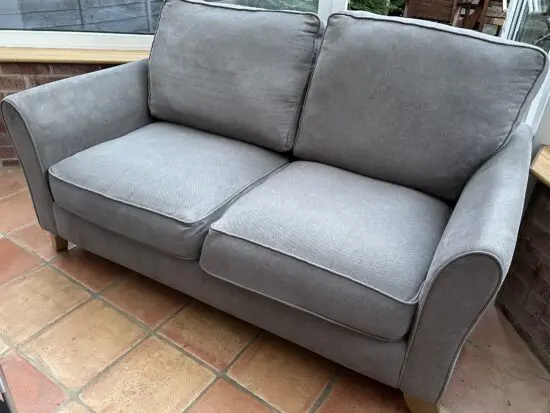 Jasmine Orkney 2 Seater Sofa in Cosmo Fabric from Oak Furniture Land