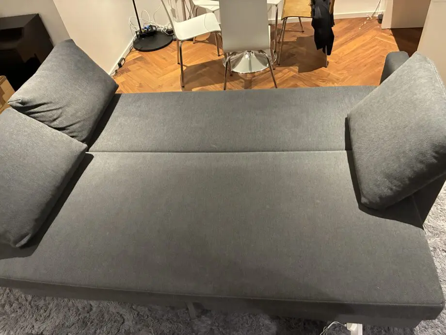 Navy blue 3 seater sofa bed