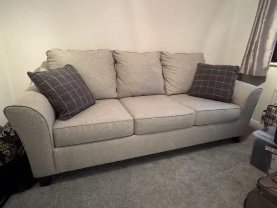 Excellent condition grey King size sofa bed