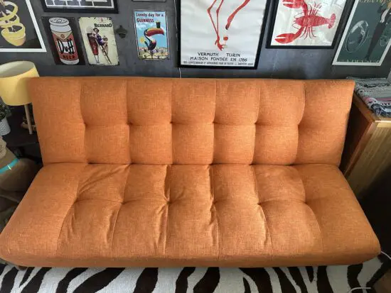 Habitat Orange sofa bed