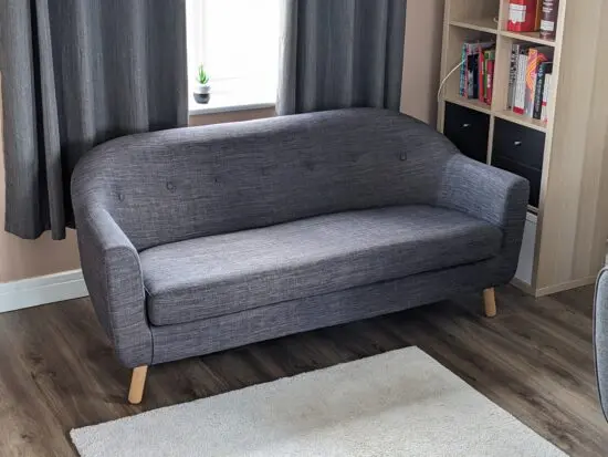 Made Lottie 3 Seater Sofa - Seal Grey