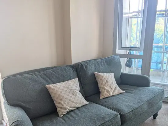 Bluebell 2.5 Seat Sofa (breaks down) in Peacock Plush Tweed Boucle