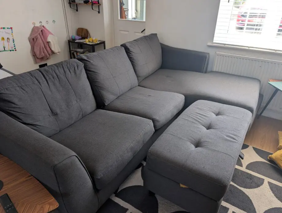 DFS Penny Corner Sofa and Storage Bench Stool