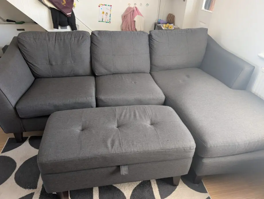 DFS Penny Corner Sofa and Storage Bench Stool