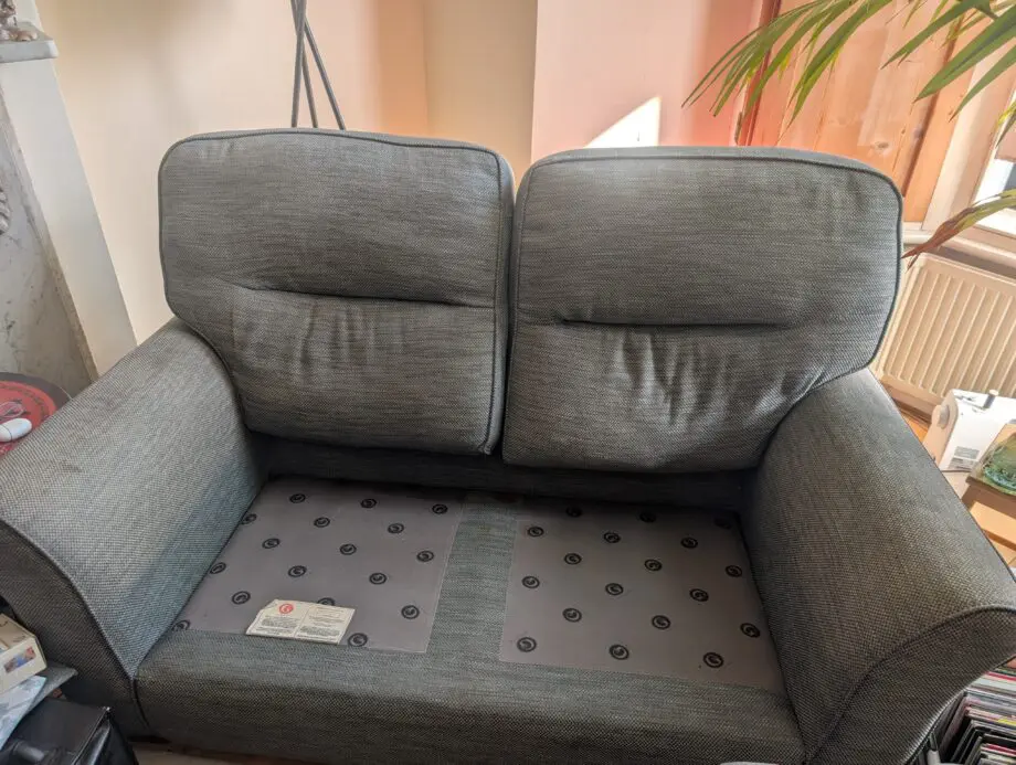 3 Piece Set, 2 seater sofa, large chair and footstool