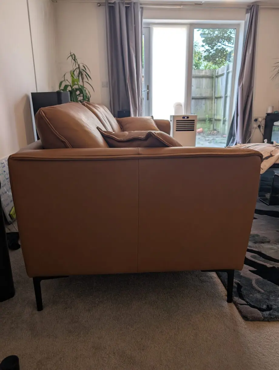 Valencia Jasper Leather Sofa