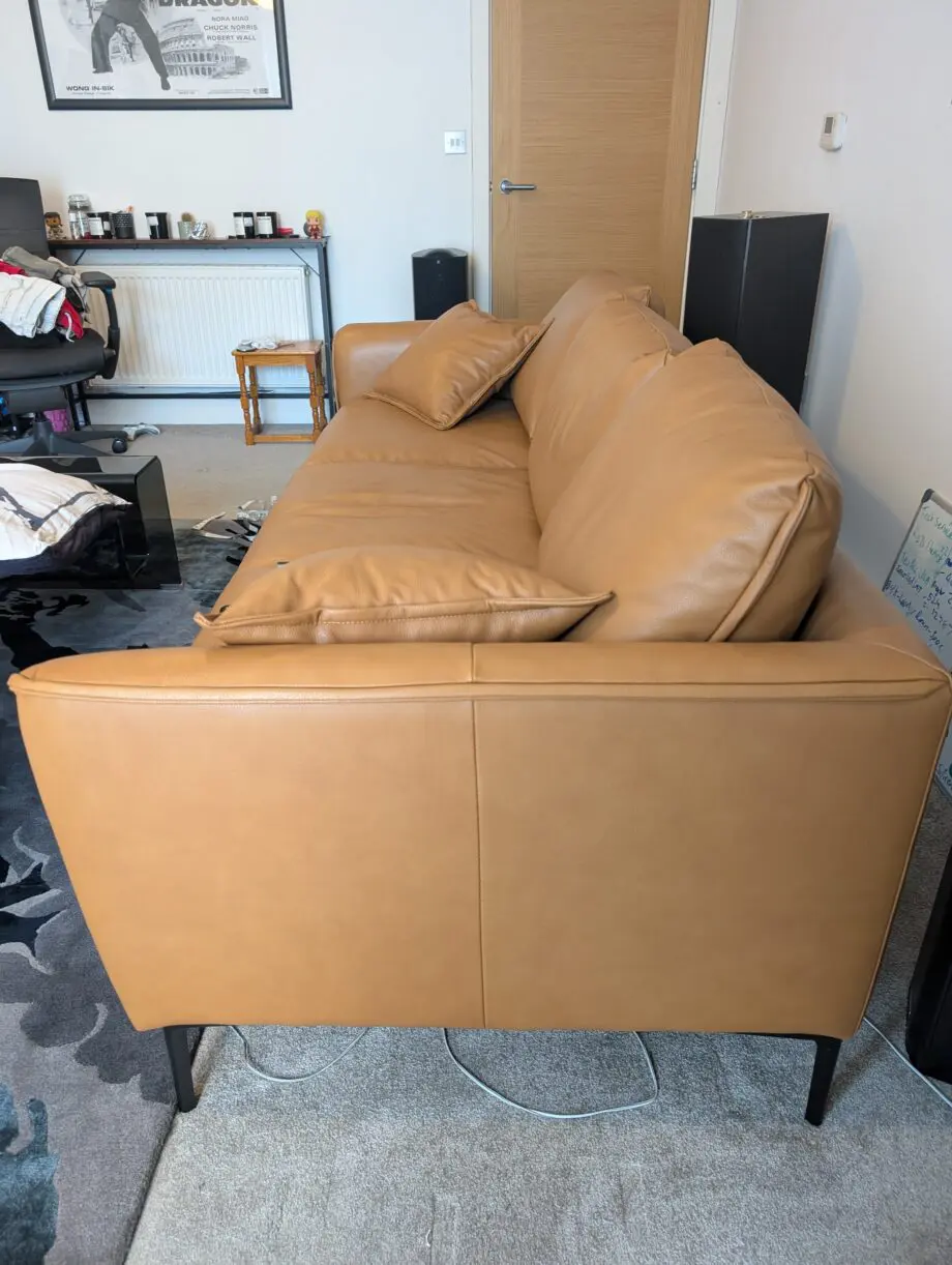 Valencia Jasper Leather Sofa
