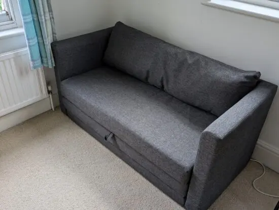 Made Charcoal 2-Seat Sofa Bed