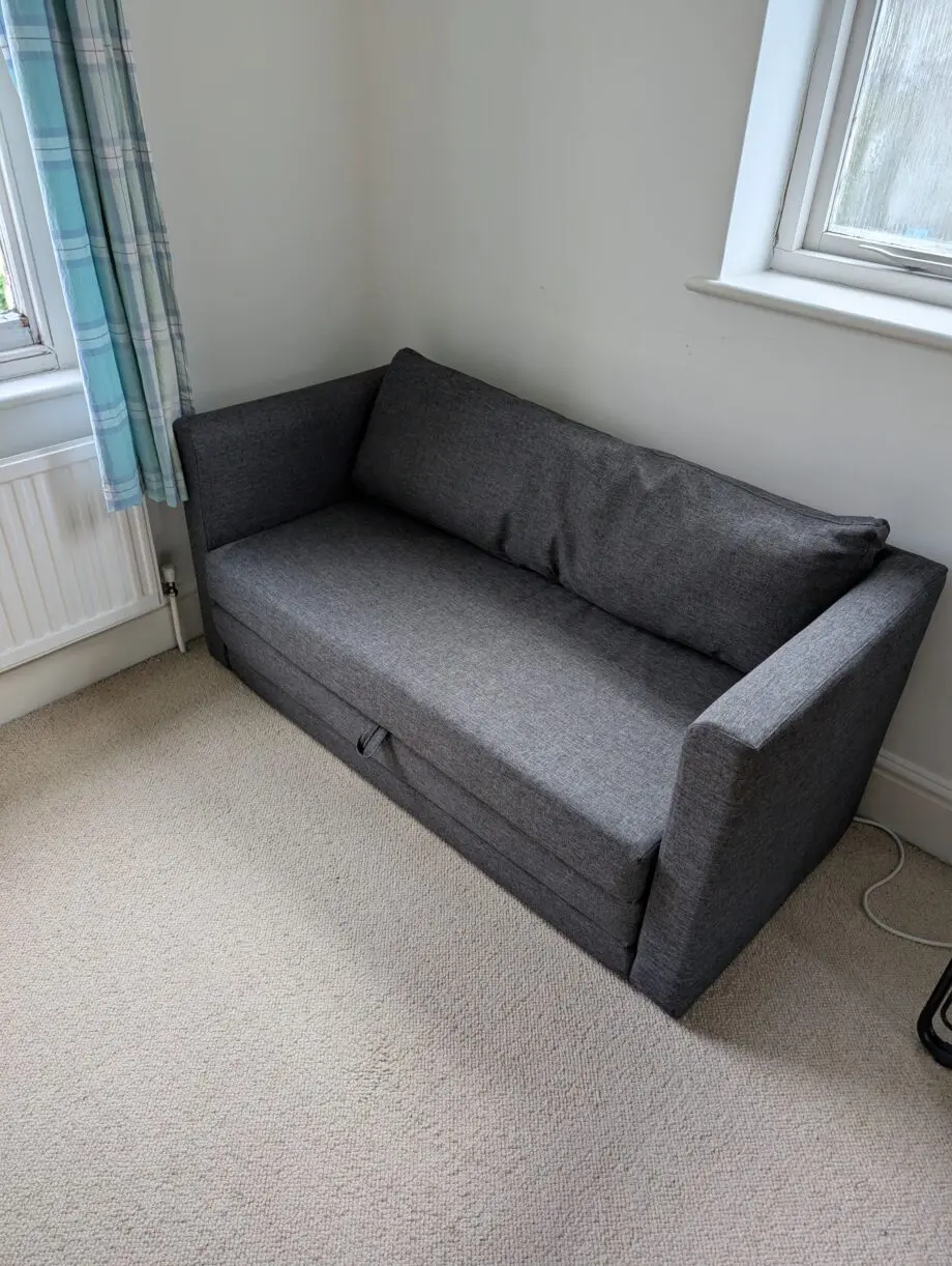 Made Charcoal 2-Seat Sofa Bed