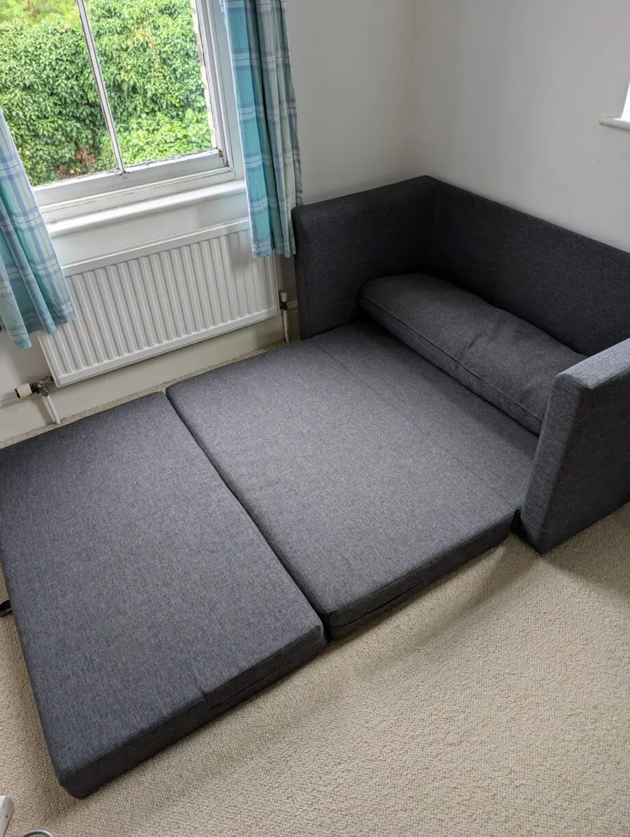 Made Charcoal 2-Seat Sofa Bed