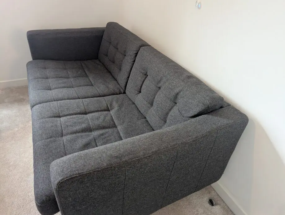 IKEA Gunnared dark grey LANDSKRONA 2-seat sofa