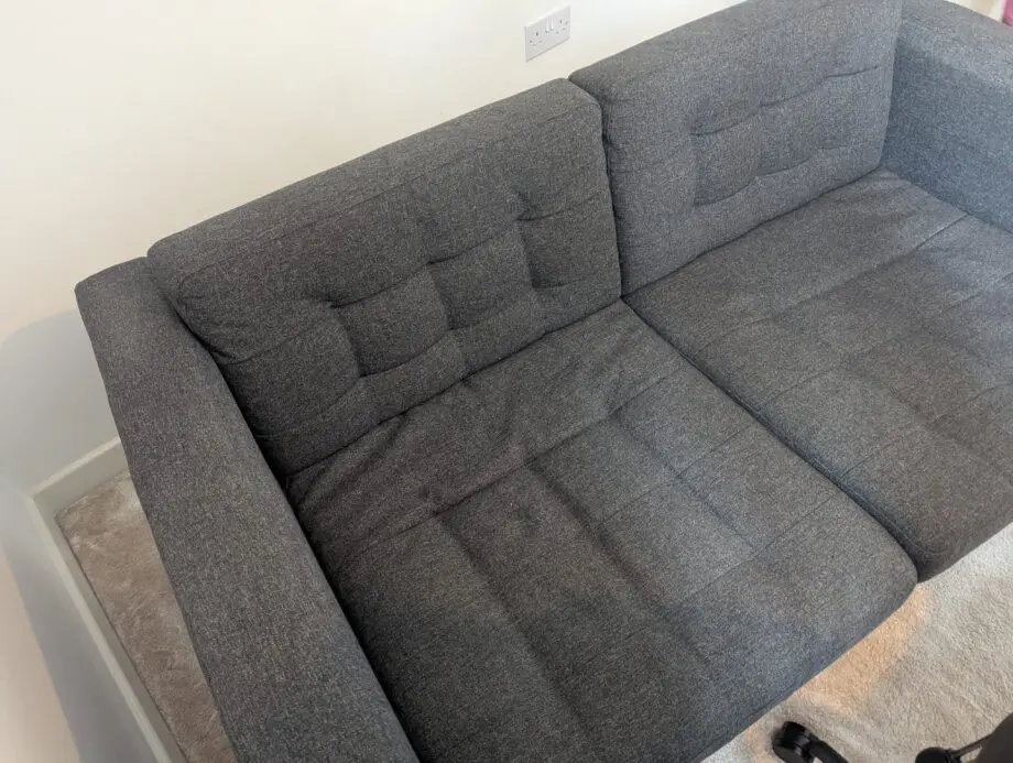 IKEA Gunnared dark grey LANDSKRONA 2-seat sofa