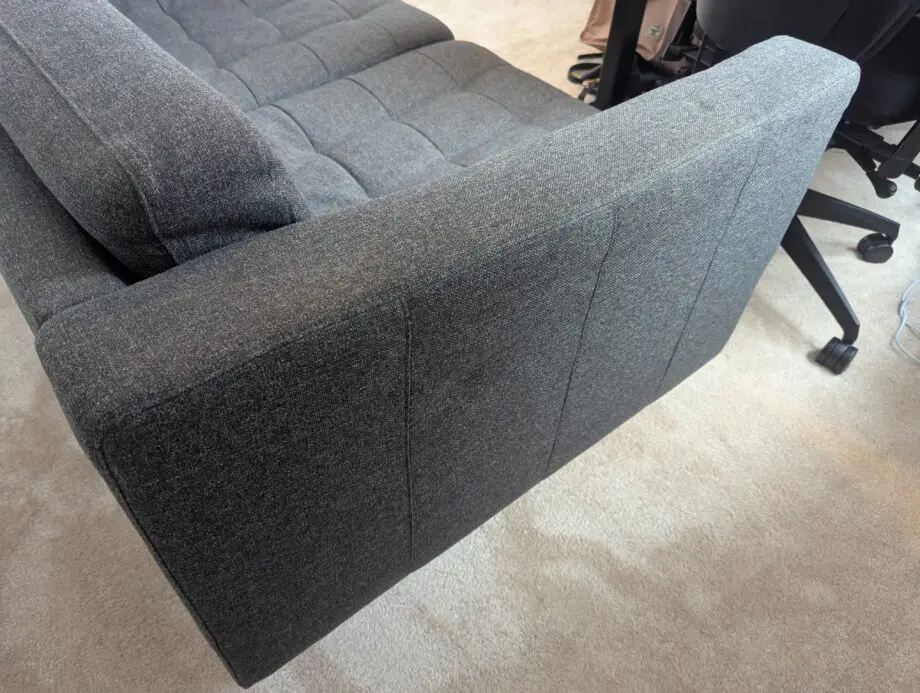 IKEA Gunnared dark grey LANDSKRONA 2-seat sofa