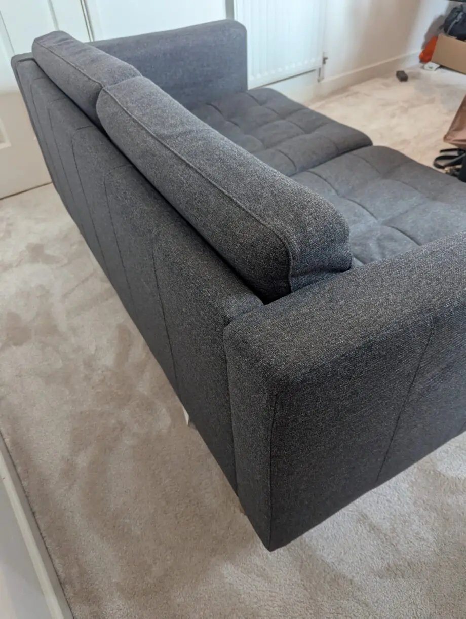 IKEA Gunnared dark grey LANDSKRONA 2-seat sofa