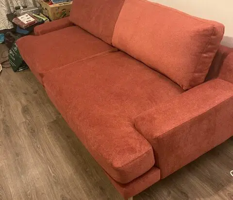 Dusty Pink 3 seater sofa