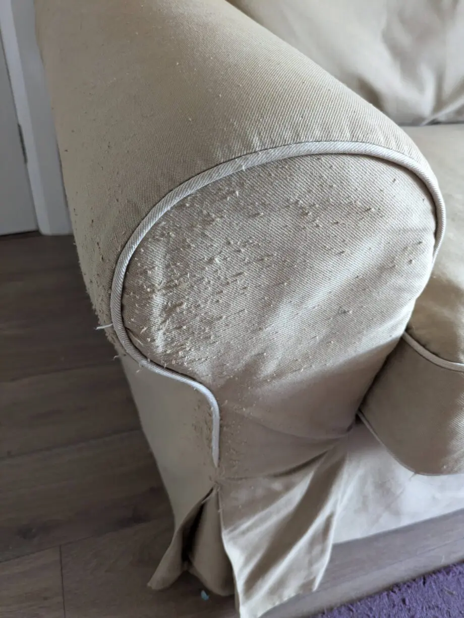 IKEA EKTORP Convertible 3-seater and TULLSTA Tub Chair with IDEMO BEIGE Removeable Covers