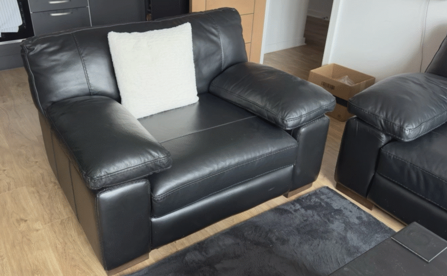 3-Seater Leather Sofa and Arm chair