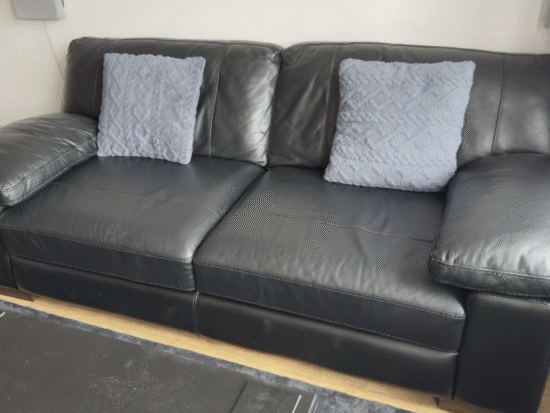 3-Seater Leather Sofa and Arm chair