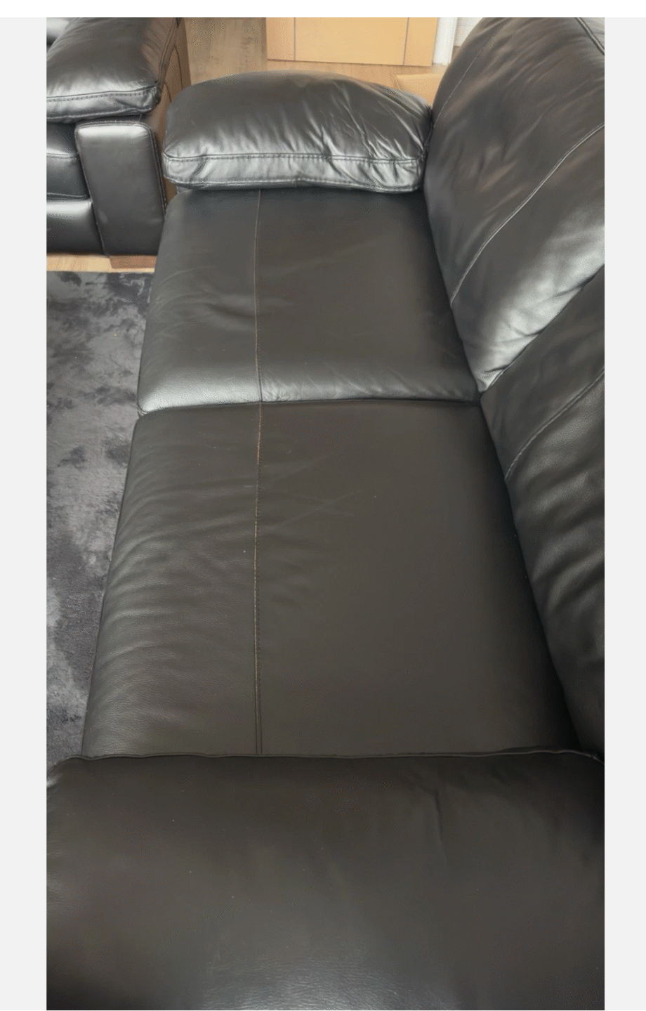 3-Seater Leather Sofa and Arm chair