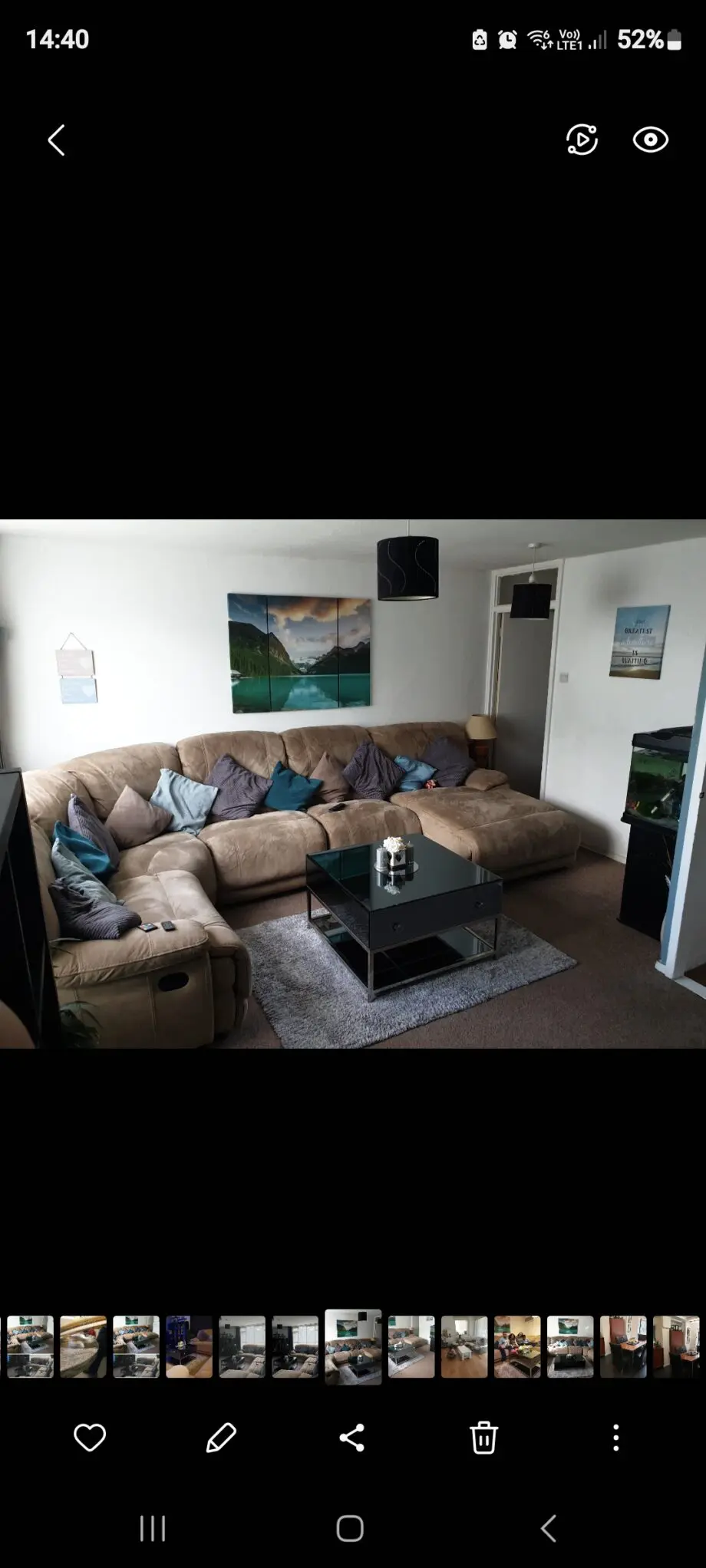Dfs u shape sofa