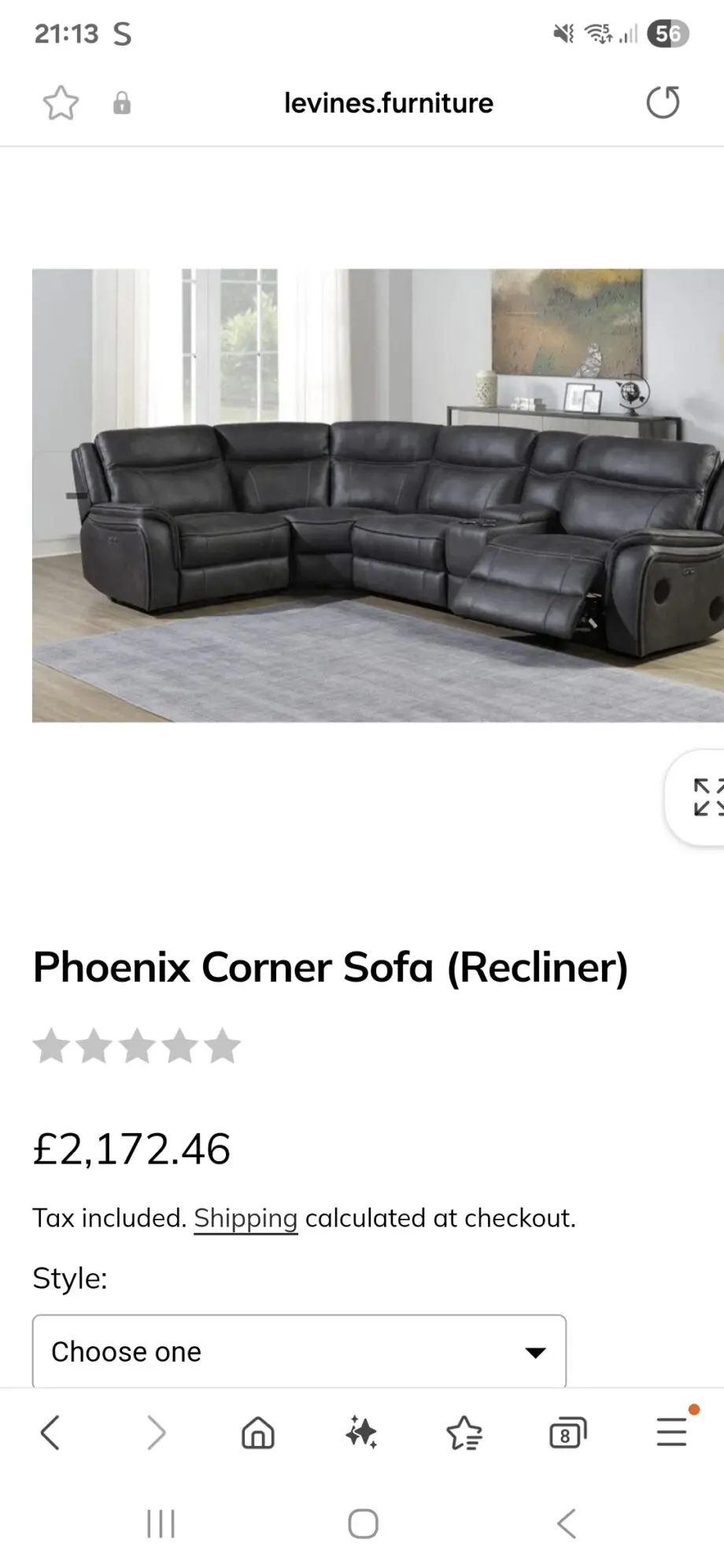 Corner sofa