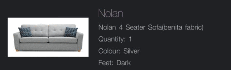 DFS Nolan 4-seater Sofa