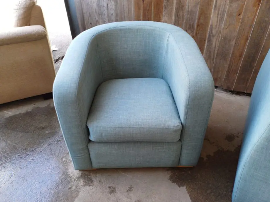 DFS 2 Seater + Armchair Blue #107