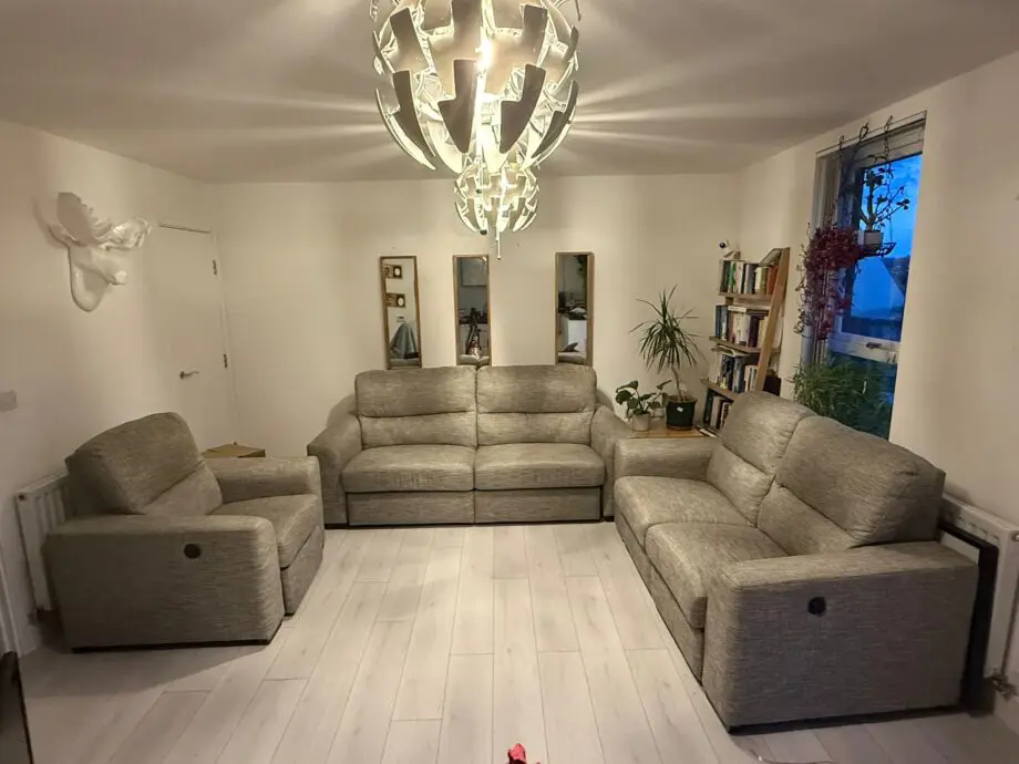 Luxurious 3-Piece Electric Reclining Sofa Set – Perfect for WFH or TV Nights!