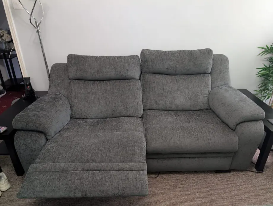 2 seater DFS electric recliner sofa