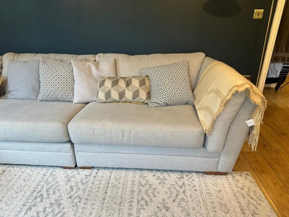 DFS Light Blue/Grey Sofa