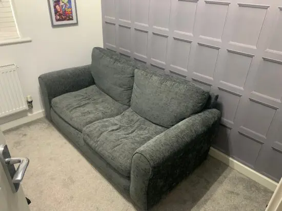 Grey sofa bed