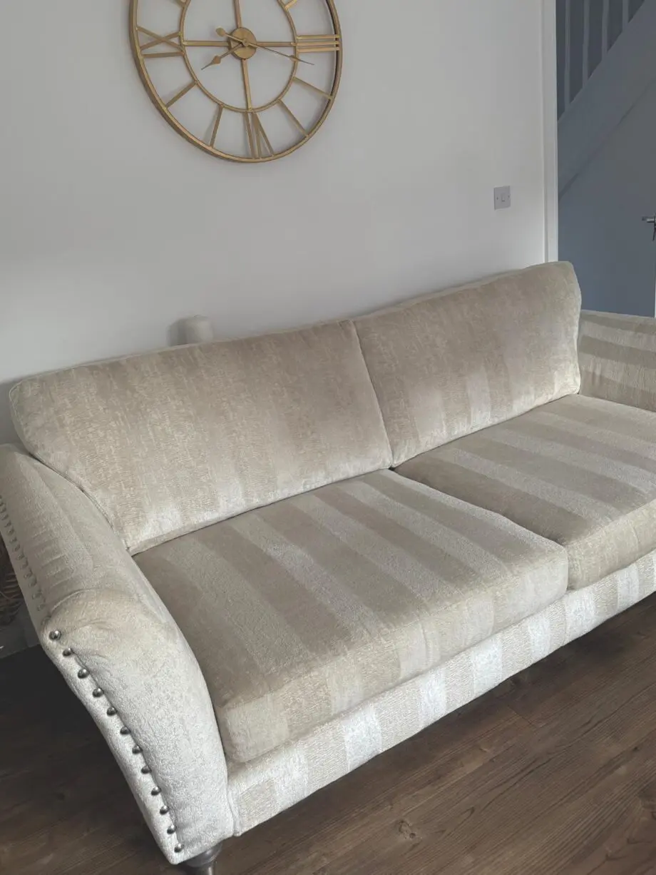 Lawrie oyster combination thick luxurious chenille fabric